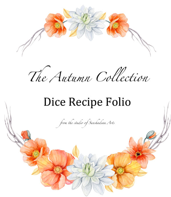 Autumn Collection Dice Recipe Folio - Image 2