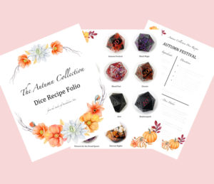Autumn Collection Dice Recipe Folio