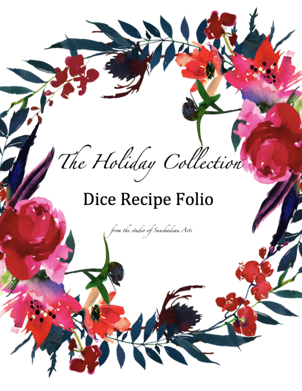 Holiday Collection Dice Recipe Folio - Image 2