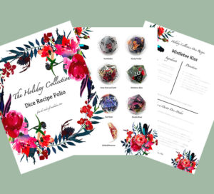 Holiday Collection Dice Recipe Folio
