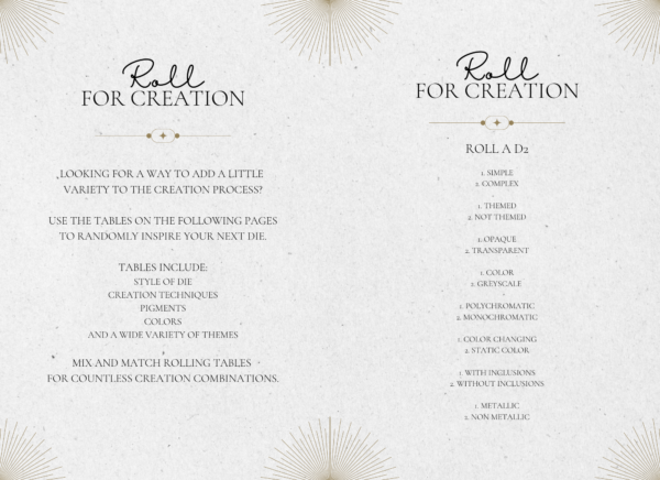 Deluxe Dice Artist's Compendium - Recipe Journal for Dice Makers - Image 3