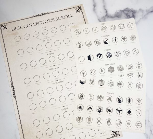 Less-than-perfect Dice Collector's Scroll - Image 4