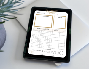 DIGITAL Dice Artist's Compendium - Recipe Journal for Dice Makers