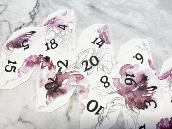 Magnolia Printable D20