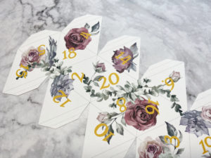 Dusk Rose Printable D20
