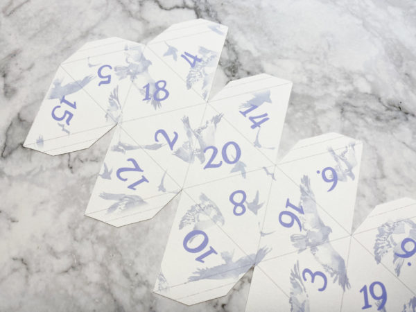Lilac Birds Printable D20