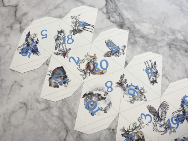 Forest Creatures Printable D20