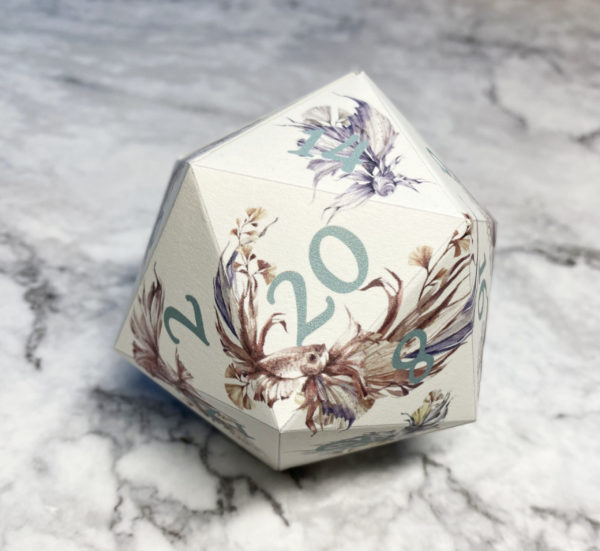 Flowing Fish Printable D20 - Image 2