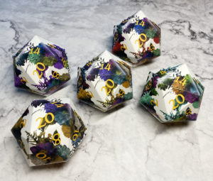Light Floral Printable D20 Bundle