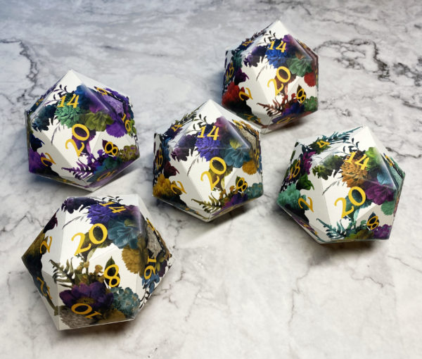 Light Floral Printable D20 Bundle