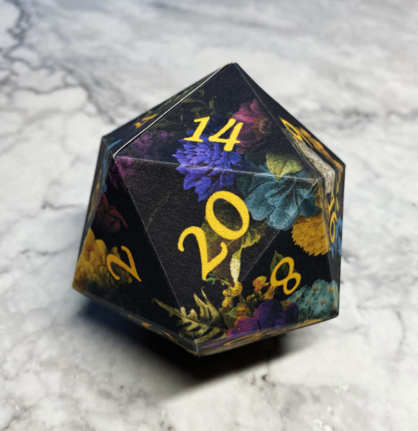 Dark Floral Printable D20 Bundle - Image 2