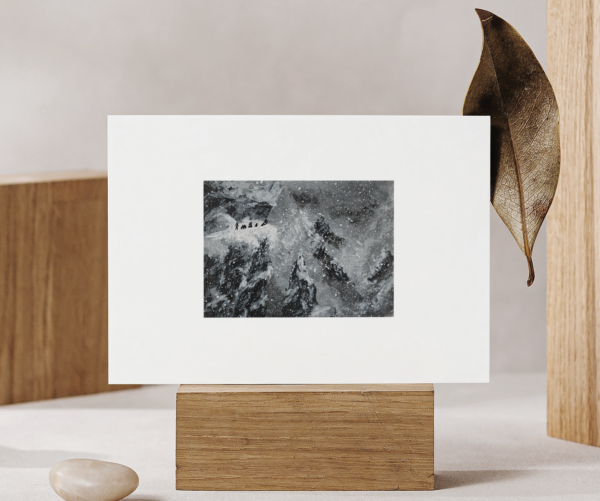 Storm on the Mountain Pass Prints - Image 2