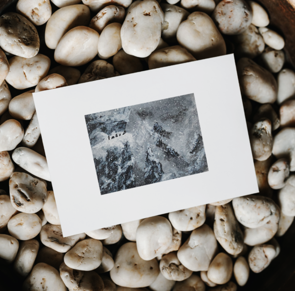 Storm on the Mountain Pass Prints