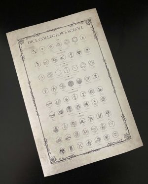 Dice Collector’s Scroll: Coloring Edition