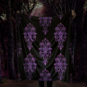 Mind Feast Sherpa Fleece Throw Blanket
