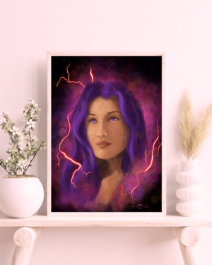 Red Storm Fine Art Print
