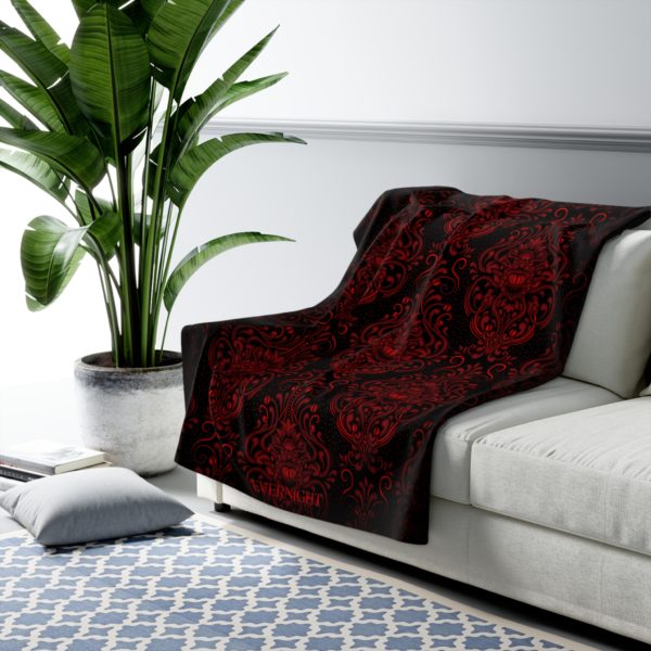 Sphere of Eyes Sherpa Fleece Throw Blanket - Image 2