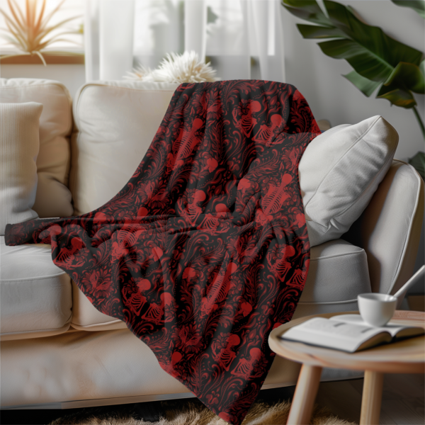 Nameless Bones Double Sided Fleecy Blanket - Image 2