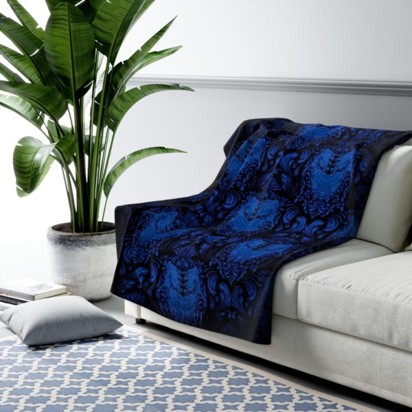 The Haunted Sherpa Fleece Throw Blanket - Image 2
