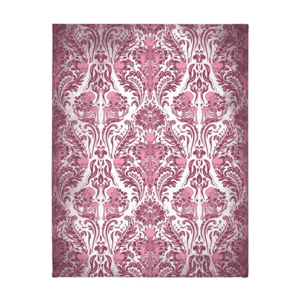 Pink Nameless Bones Double Sided Fleecy Blanket - Image 4