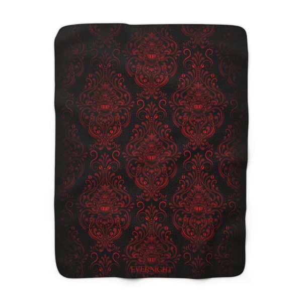 Sphere of Eyes Sherpa Fleece Throw Blanket - Image 3