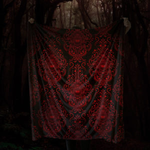 Sphere of Eyes Sherpa Fleece Throw Blanket