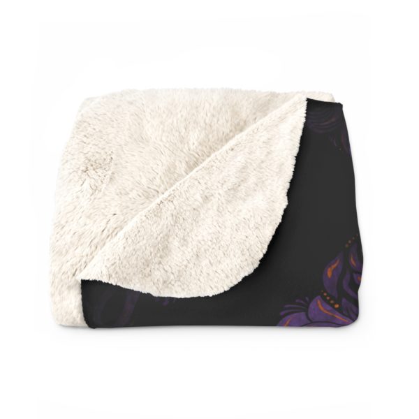 Mind Feast Sherpa Fleece Throw Blanket - Image 4