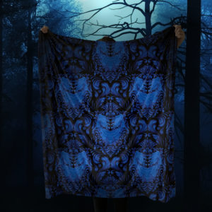 The Haunted Sherpa Fleece Throw Blanket