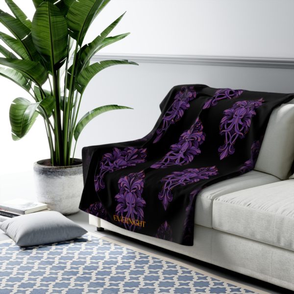 Mind Feast Sherpa Fleece Throw Blanket - Image 2