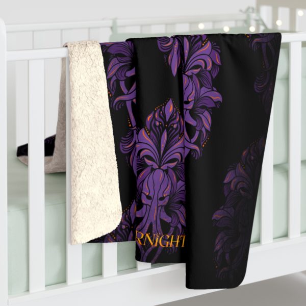 Mind Feast Sherpa Fleece Throw Blanket - Image 5