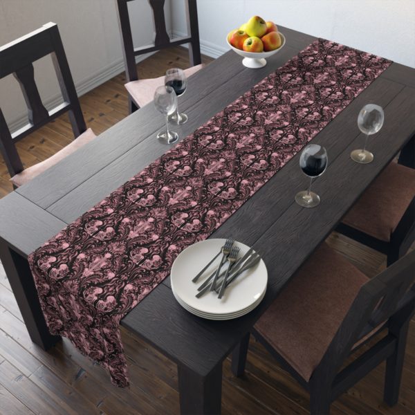 Pink Nameless Bones Table Runner - Image 2