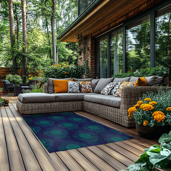 The Beast Below Area Rugs