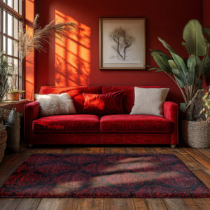 Sphere of Eyes Area Rugs