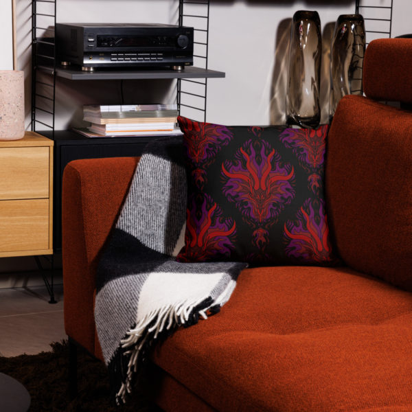 Red Breath Weapon Premium Pillows - Image 3