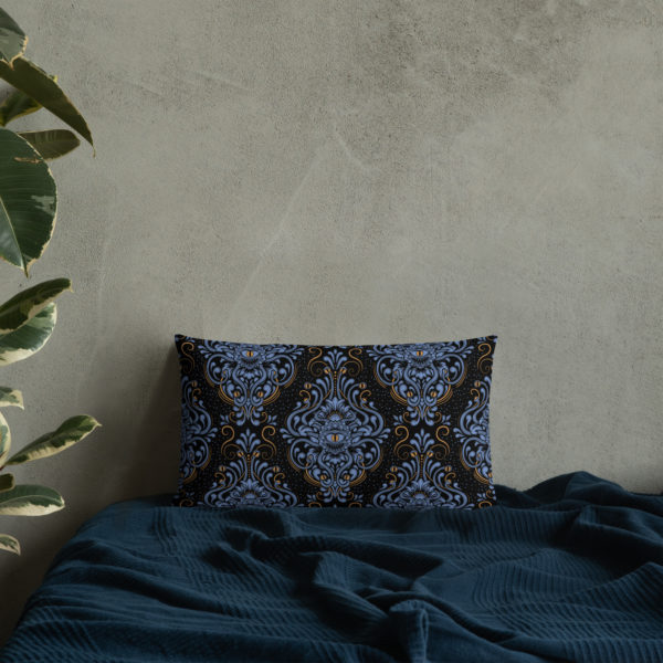 Blue Sphere of Eyes Premium Pillows - Image 5