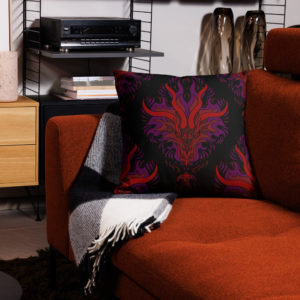 Red Breath Weapon Premium Pillows