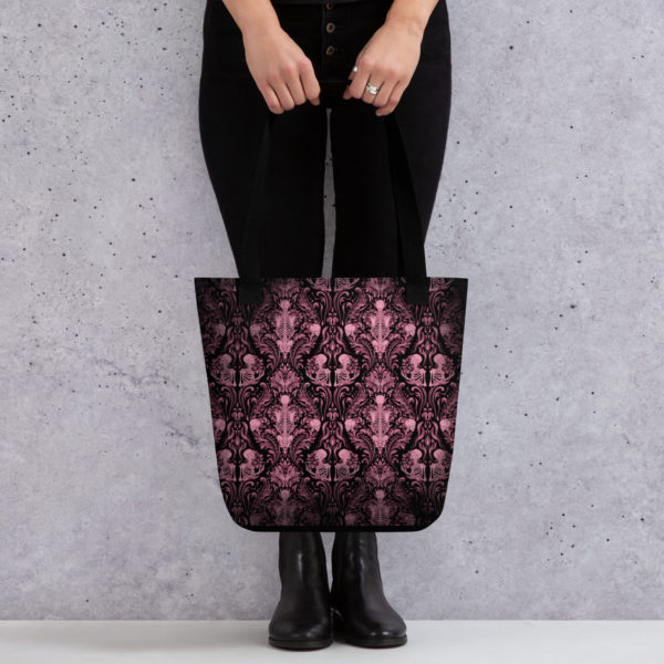 Pink Nameless Bones Tote bag - Image 4