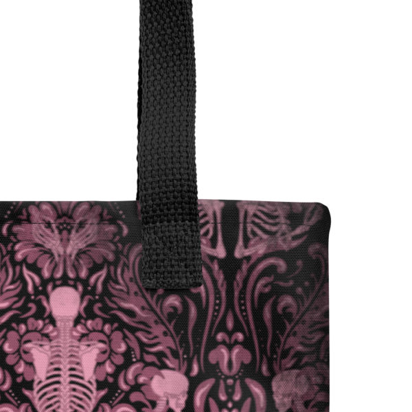 Pink Nameless Bones Tote bag - Image 3