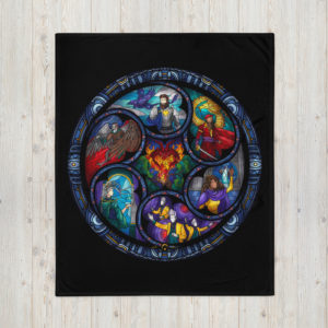 The Fall Fleece Throw Blanket