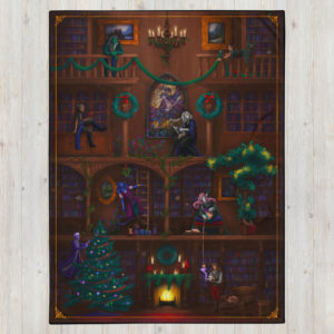 A Mighty Critmas Fleece Blanket