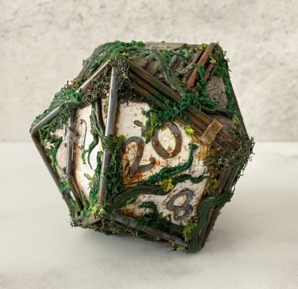 Entangled, Handmade d20 Die - Image 2