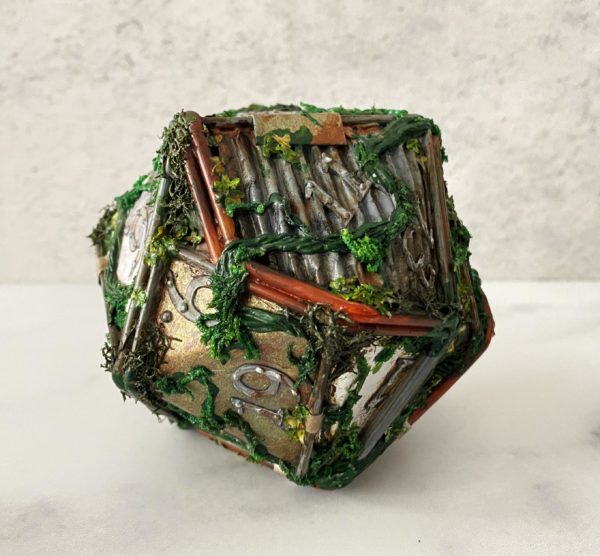 Entangled, Handmade d20 Die - Image 3