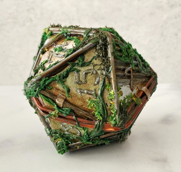 Entangled, Handmade d20 Die - Image 5