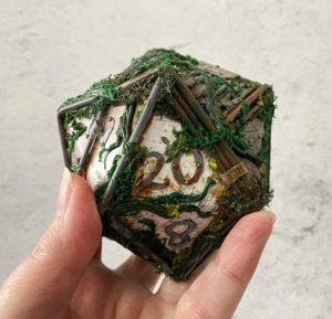 Entangled, Handmade d20 Die
