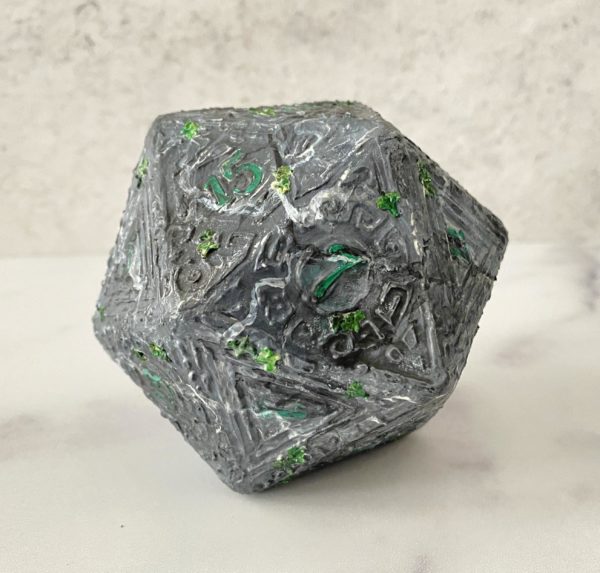Eroded, Handmade d20 Die - Image 5