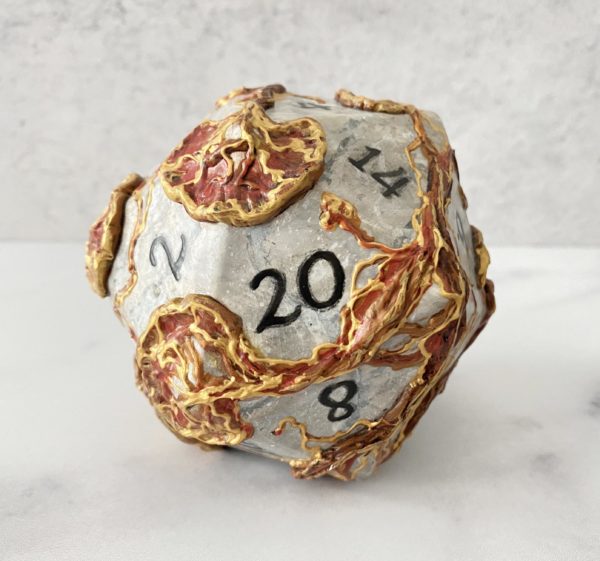 Infected, Handmade d20 Die - Image 2