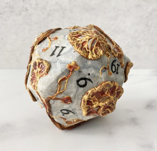 Infected, Handmade d20 Die - Image 3