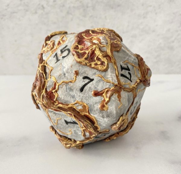 Infected, Handmade d20 Die - Image 4