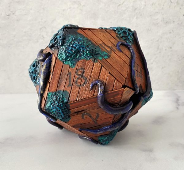 Shipwrecked, Handmade d20 Die - Image 6
