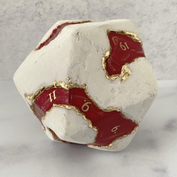 Vampire’s Kiss, Handmade d20 Die - Image 4